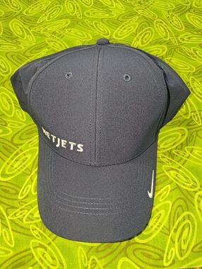 Nike x NETJETS Embroidered Vented Snapback Hat Cap